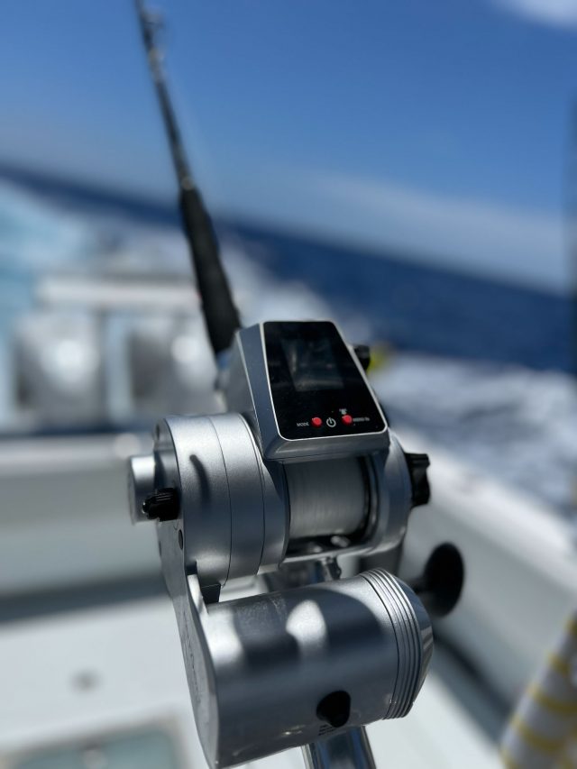 Photo of an electric reel.