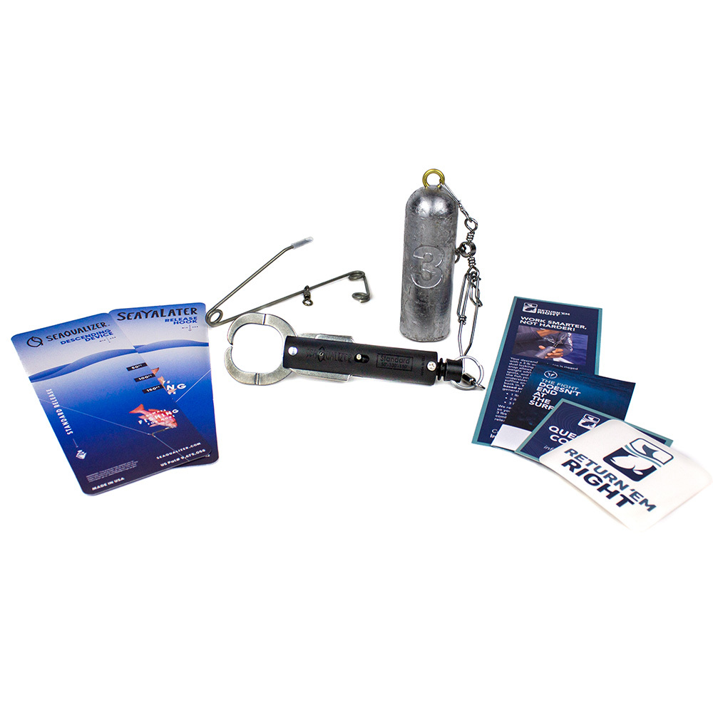 Graphic depicting the items included in the Return 'Em Right gear package.